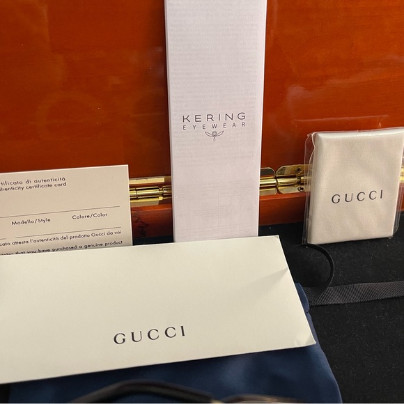 Gucci unisex round sunglasses - Picture 2 of 16